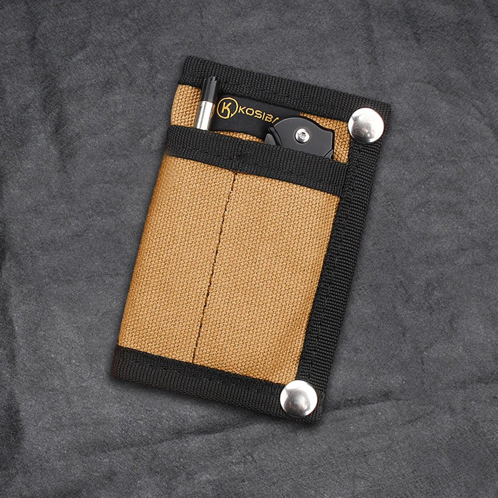 Card Key Waist Pack Multifunctional Pocket EDC Wallet Lightweight Foldable Credit Card Holder for Outdoor Camping Hiking Hunting