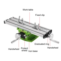 Multifunction Worktable Milling Machine Working Slide Table Vise Fixture Adjustment Worktable With Plat Nose Pliers For Drill 2