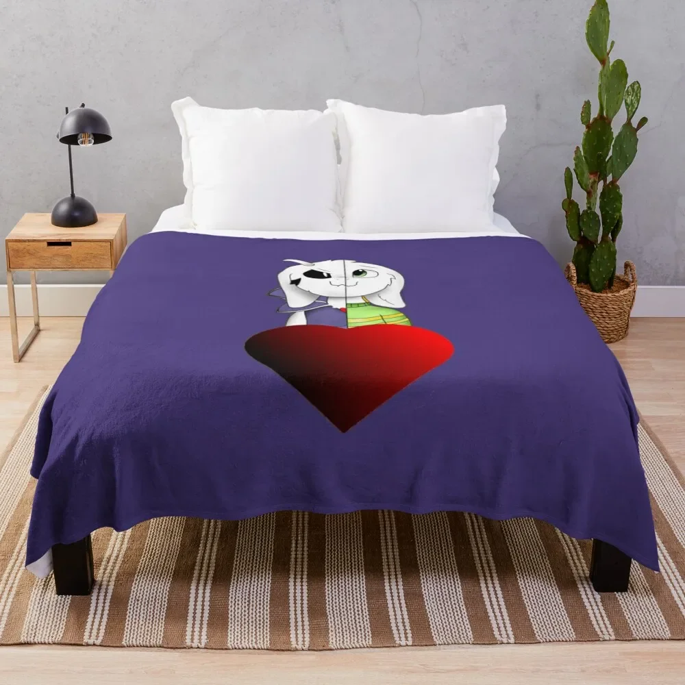 Двухстороннее одеяло Asriel Dreemurr для дивана, тонкое искусственное одеяло