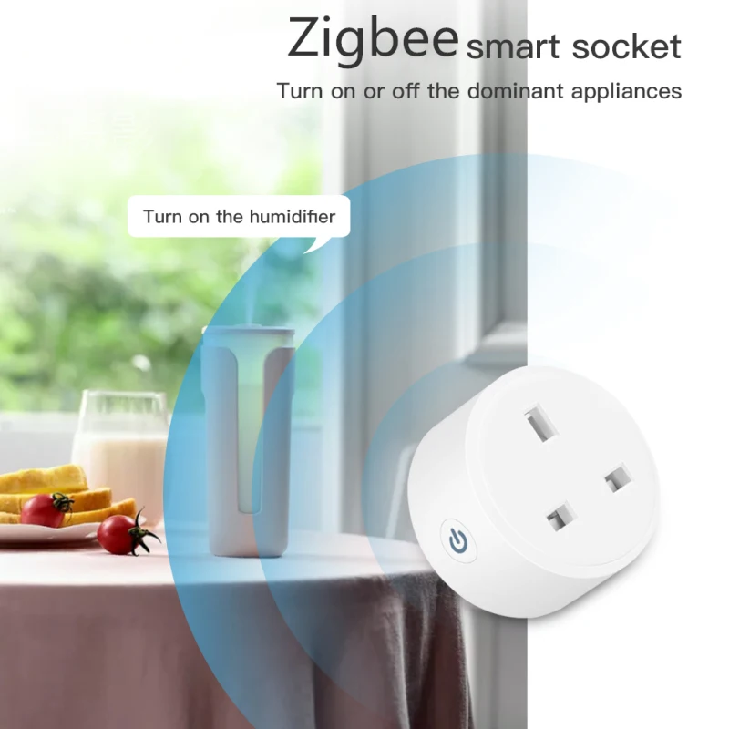 

Смарт-розетка Zigbee3.0, 110-250 В, с голосовым управлением и таймером, 15 А