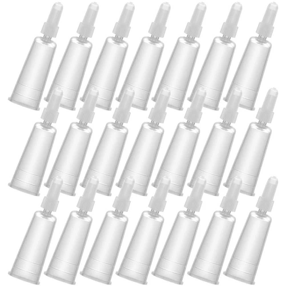 50 Pcs Ampule Drip Cover Tips Dispensing Needle Bottle Applicator Nozzles Hair Oil Glue