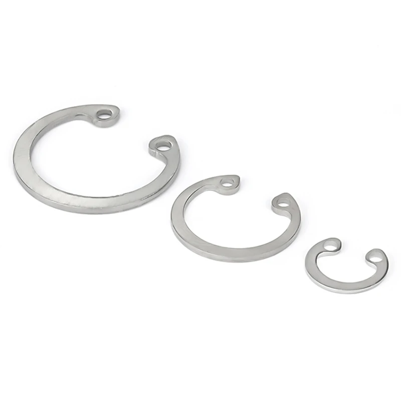 10 Anneaux D'arrêt Internes 64mm - Acier Inoxydable 304 - Neufs