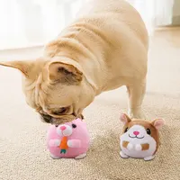 Puppy Ball Active Moving Pet Plush Toy Singing Dog Chewing Squeaker Fluffy Toy 2