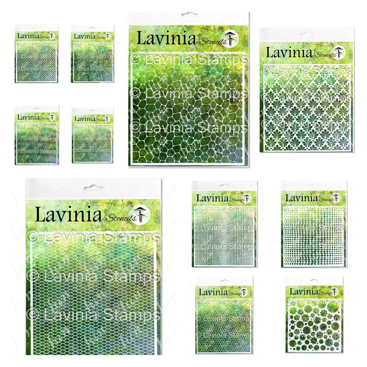 

Honeycomb Pebbles Layered Stencil Pinion Reusable Craft Templates Kids Fun DIY Paper Card Album Work