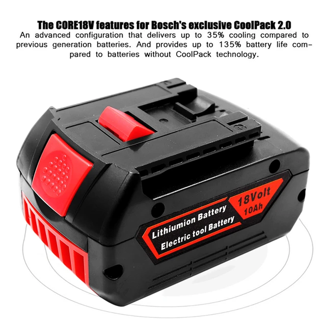 18V 8000mAh Tool Drill Battery for Bosch BAT609 ProCore 18650 Li