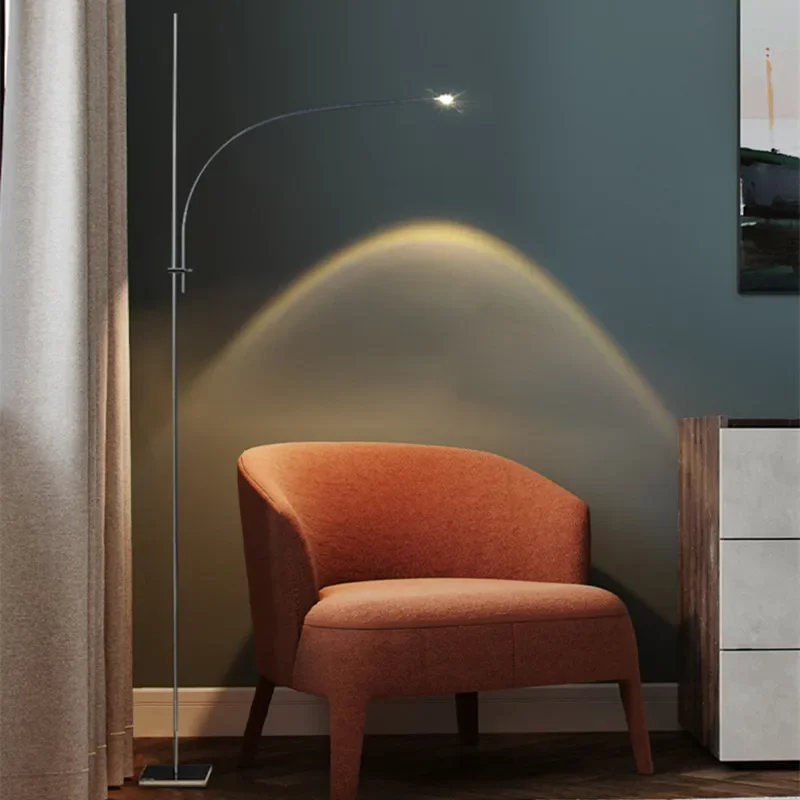 

Современная Напольная Лампа в скандинавском стиле, простой индивидуальный креативный дуговой светильник, Проекционные Светильники для столовой, гостиной, дивана, планшетов