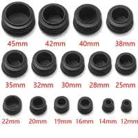 16pcs Plastic Round Inner Plug For Steel pipe End Blanking Caps Anti Slip Alloy ladder chair leg Cover Furniture Protector Pads 3