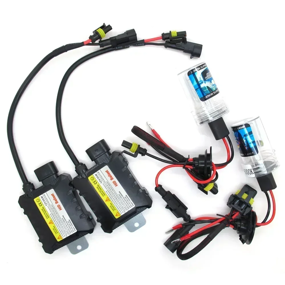 12V AC 35W Car HID Headlights Foglamps Bulbs H1 H3 H7 9005 9006 H8 H9 H11 9012 HIR2 Xenon Globes 3400LM 880 881 H27