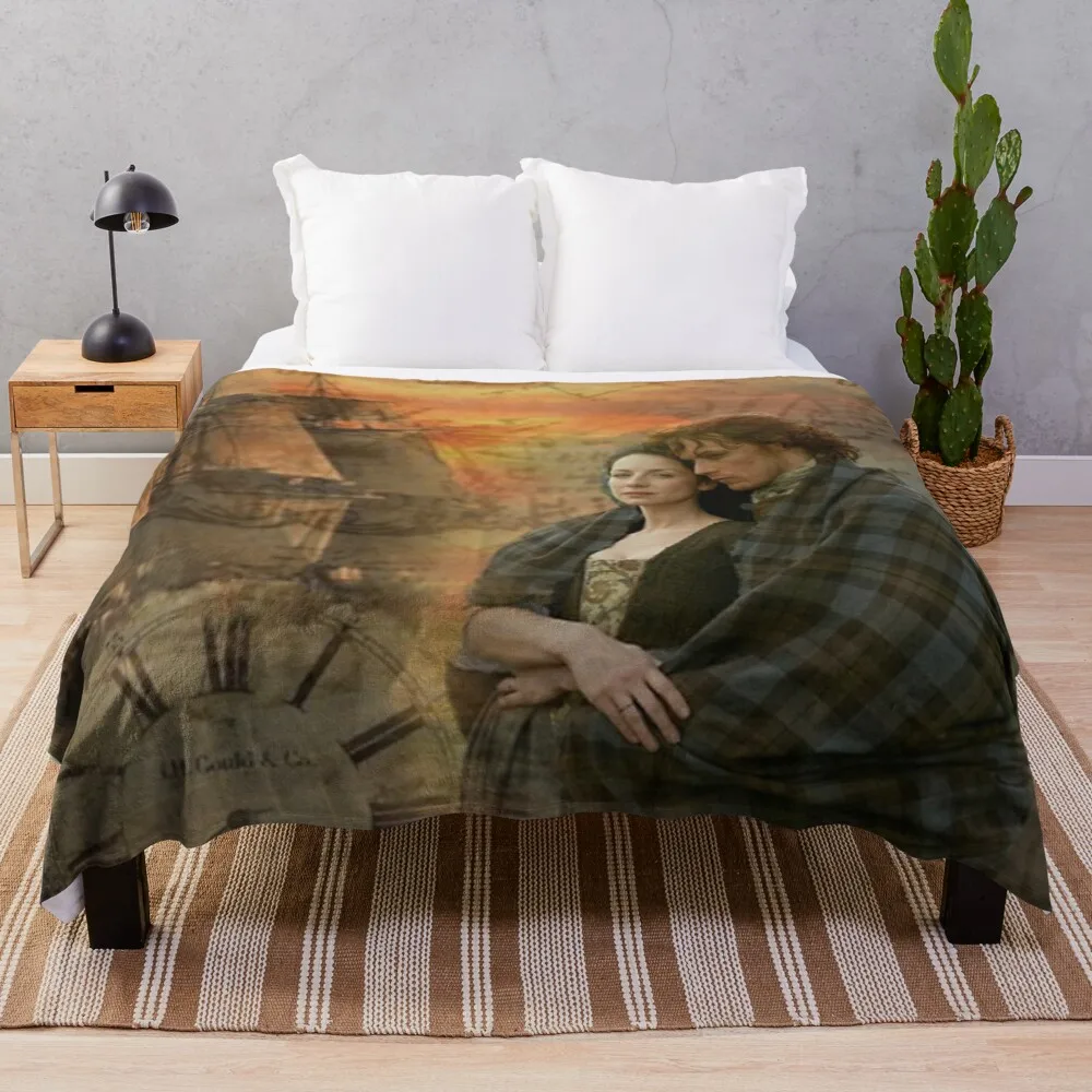 

Outlander collage 1 - Throw Blanket Sofa Throw Blanket Hairy Blanket