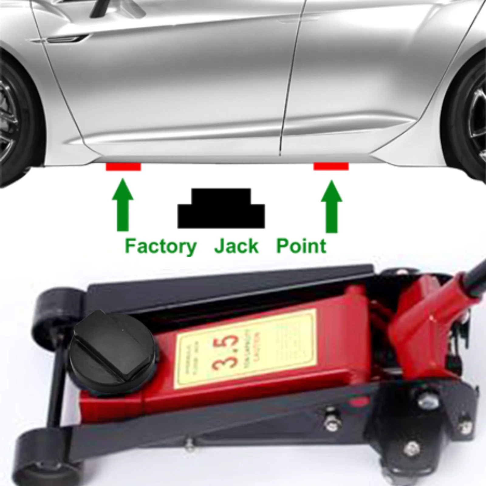 Rubber Jacking Point Jack Pad Adapter For BMW 3 4 5 Series