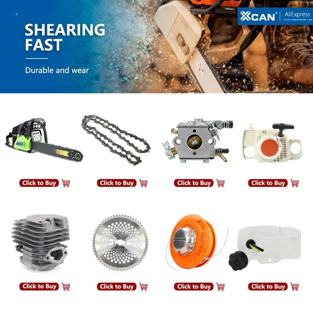 Frizione Motosega Universale Cinese - Compatibile 4500, 5200, 5800 - Foto 6