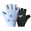 PNS TEAM WHITE Summer Cycling HALFFINGER Finger Gloves Size M-XL 1