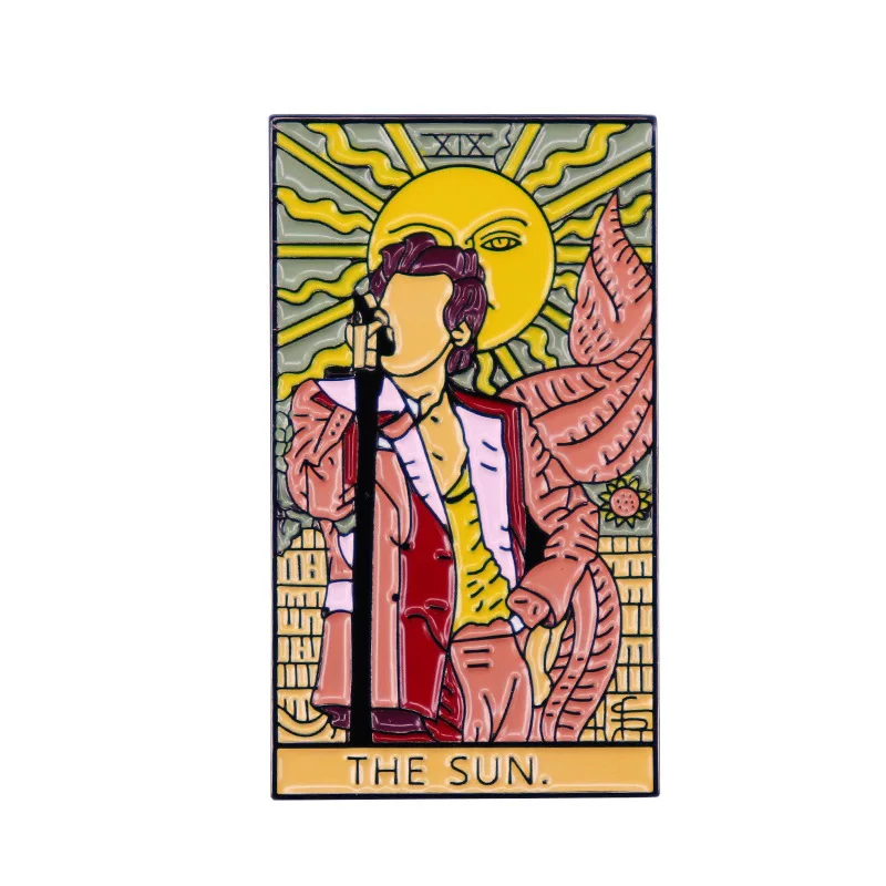 

Tarot аниме лацкан булавки рюкзак Джинсы женские модные ювелирные изделия подарки комикс фигурка эмалированная брошь