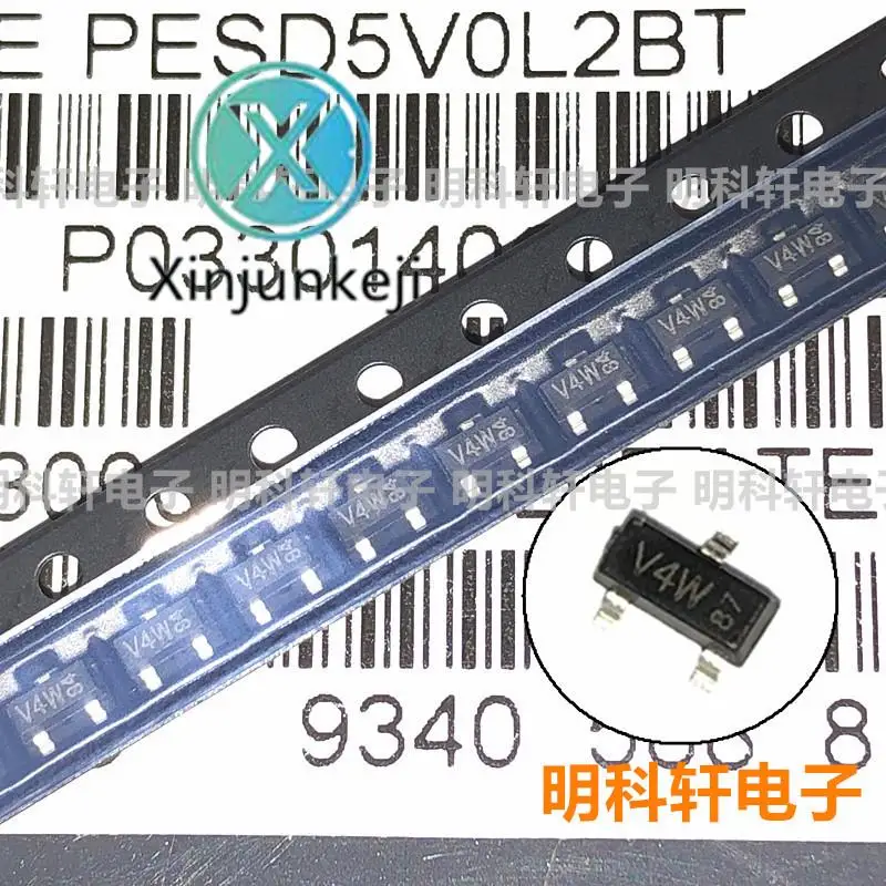 

Оригинальная Новинка, PESD5V0L2BT трафаретная печать V4W SMD, двунаправленная Электростатическая защита, фонарь, 30 шт.