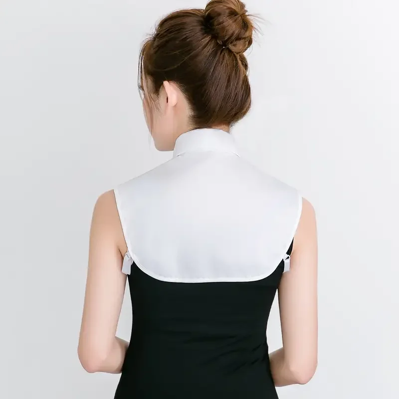 1 Pcs Versatile Knitted Half Shirt Fake Collar Lightweight Durable Elegant Upgrade Style Easily fake collar detachable collar shawl
