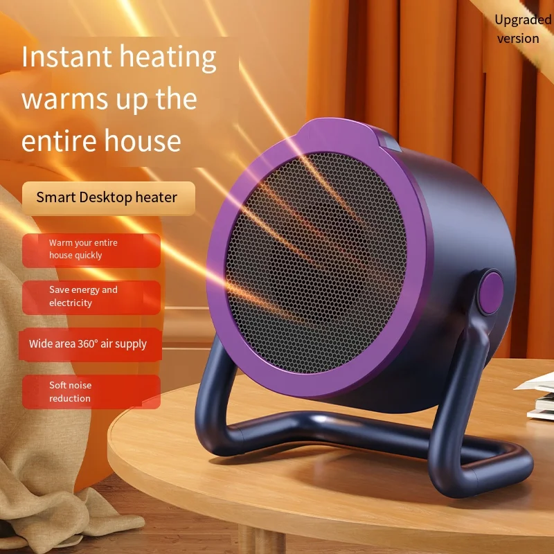 Desktop Heater Electric Hot Air Blower Portable Fan Stove Warm Heater Mini Radiator Office Room Warmer Winter Low Consumption