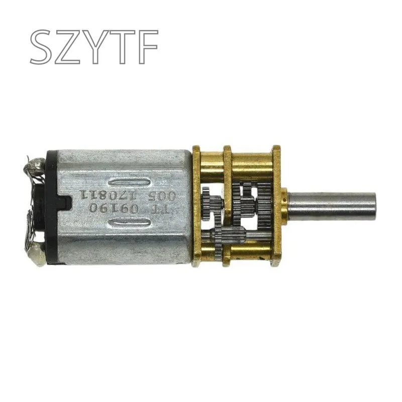 S5a17f1574b1540acb96f9bd21a86e066X DC3V-6V Mini motoreduktor mikro Metal N20 z silnikami prądu stałego z przekładnią