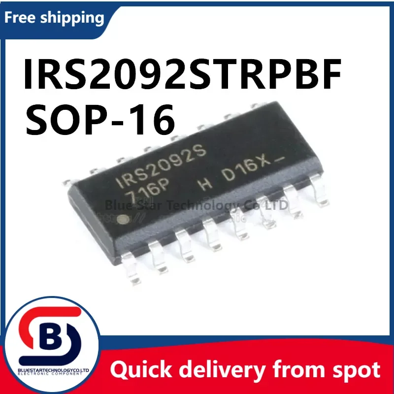 

10PCS - 20pcs 100% Real Original New Imported IRS2092STRPBF IRS2092STR SMD IRS2092S SOP16 Audio Power Amplifier