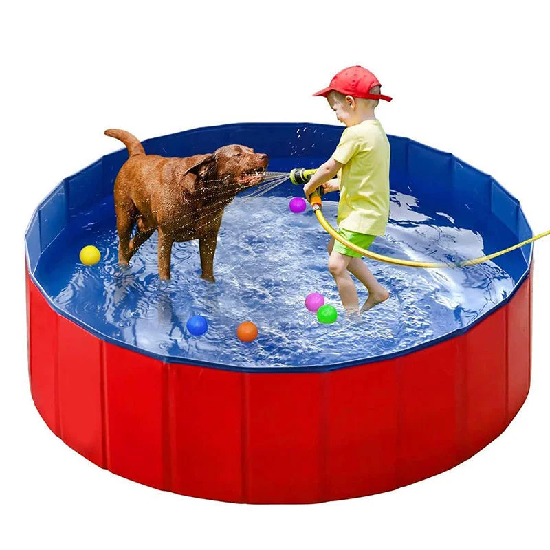 

Dog Pool Pet Bath Tub Outdoor Portable Foldable Swimming Pools Indoor Wash Bathing Collapsible Bathtub for Dogs Cats Kids