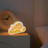 Clouds Tulip Lamps LED Night Light Mirror Table Lamps DIY Bedroom Ornaments Decoration Mirror Table Lights 4