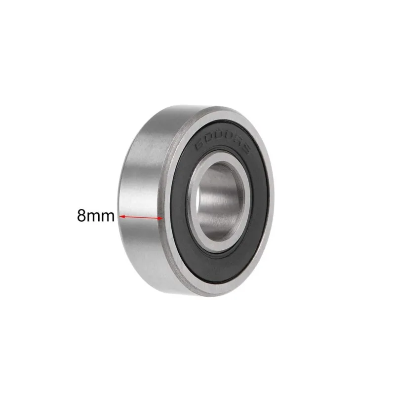 10PCS ABEC-5 6000 2RS 6000RS 6000-2RS 6000 RS 6000-2RSH 10x26x8 10*26*8 mm Rubber seal High quality Deep Groove Ball Bearings