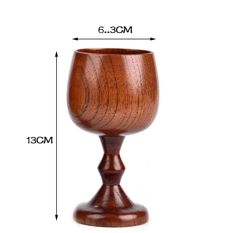 Wooden Cups Handmade Natural Spruce Wood Wine Cups Beer Tea Coffee Milk Water Cup Kitchen Bar Drinkware