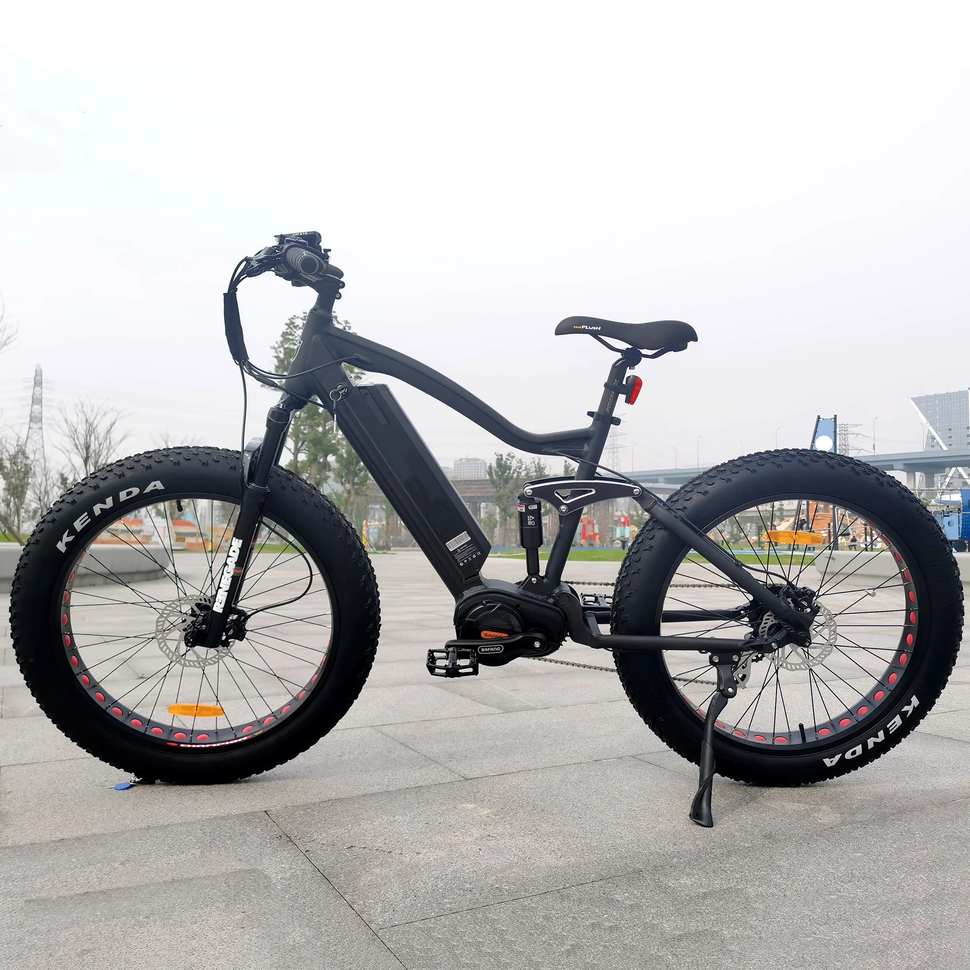 Bicycle Bafang Ultra Mid Drive Motor Full Suspension Electric Bike