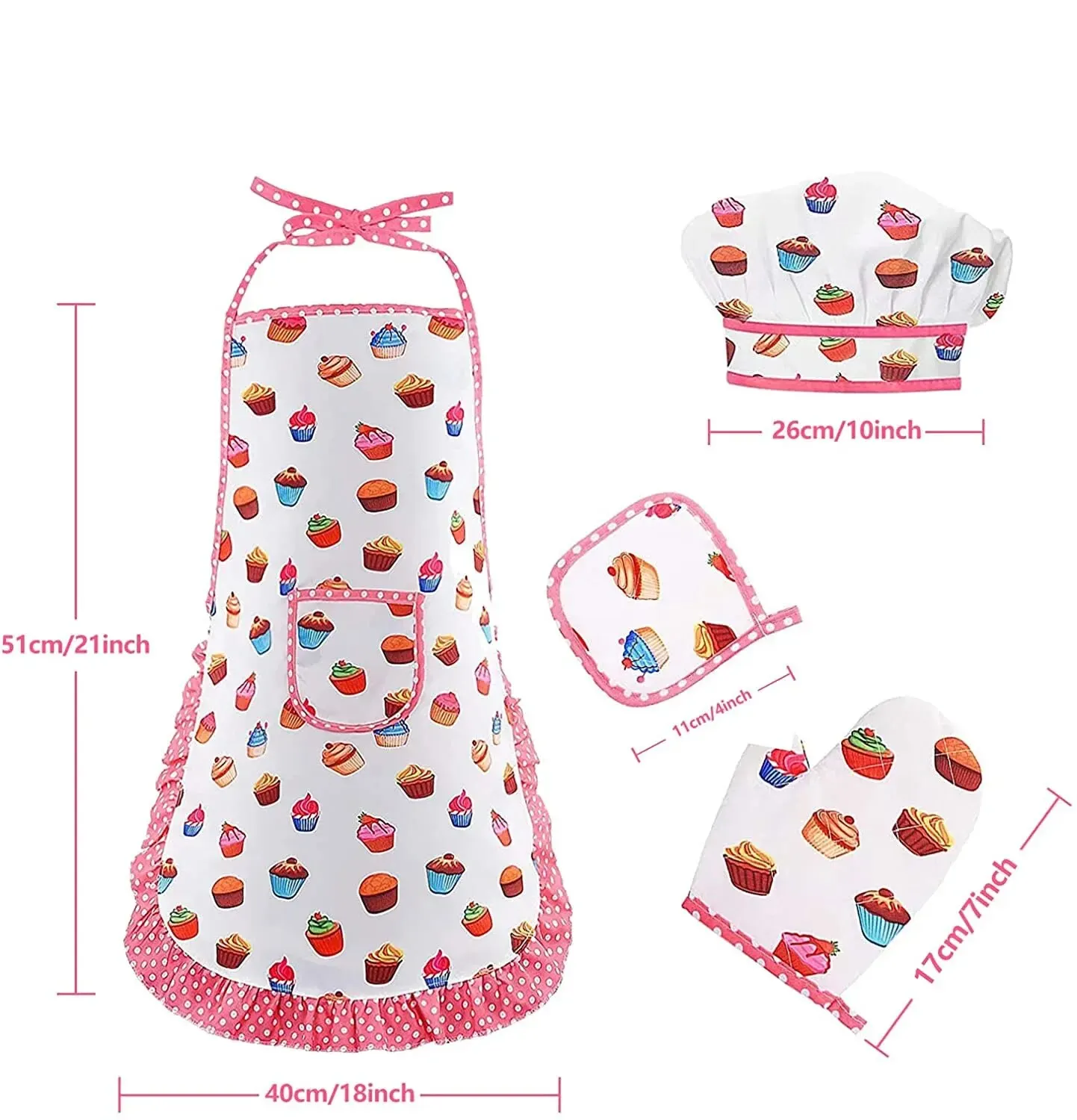 4-piece cake set bag