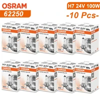 OSRAM 62250 H7 24V 100W PX26d SUPER RALLYE Truck ORIGINAL Halogen Headlight 3200K Hi/lo Beam Standard Lamp OEM Quality Bulb 1