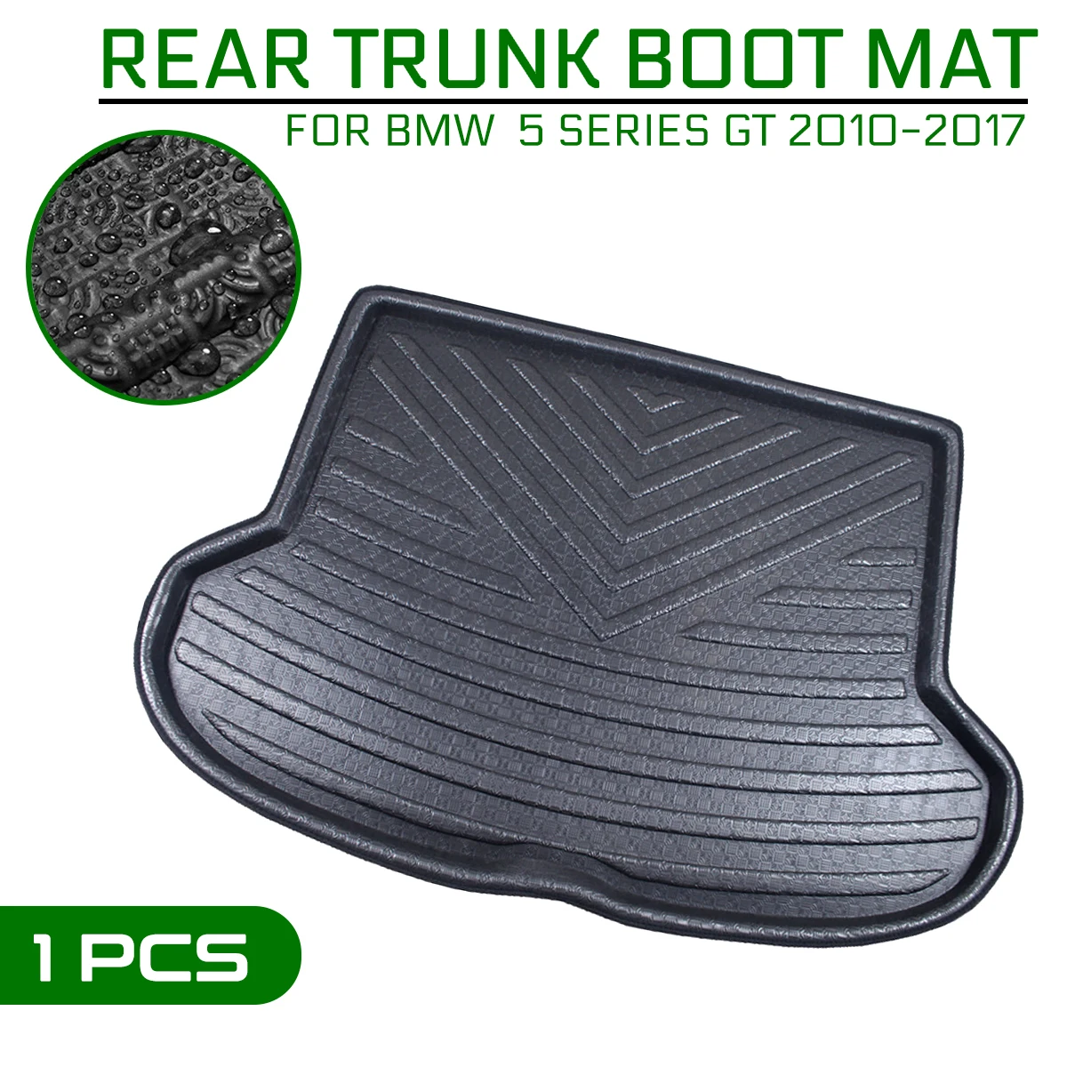 

Автомобильный напольный коврик, ковер для BMW 5 серии GT 2010 2011 2012 2013-2014, задний багажник, защита от грязи