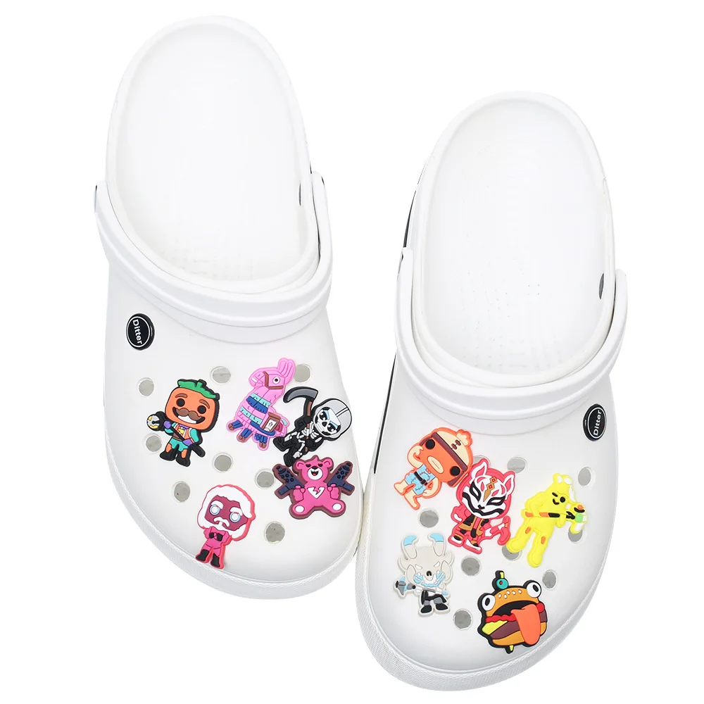 Shoe Charms Game Characters Popular series for Cartoon DIY Shoe Decoration 11-20pcs/set For Kids Gifts