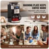 VEVOR Coffee Maker with Grinder, 12 Cup Grind and Brew Coffee Maker with 3 Brew Strength Control, 24-Hour Timer for Auto Brew 5