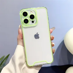 Luminous Neon Fluorescent Noctilucent Luxury Phone Case with Lighting - 16 Pro Max (Light Green)