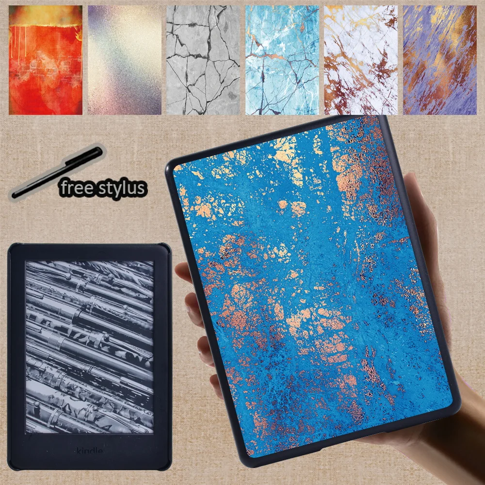 

Tablet Back Shell Case for Paperwhite 4 /Kindle 10th /Kindle 8th Gen /Paperwhite1 2 3 Background Pattern Anti-drop Protect Cover