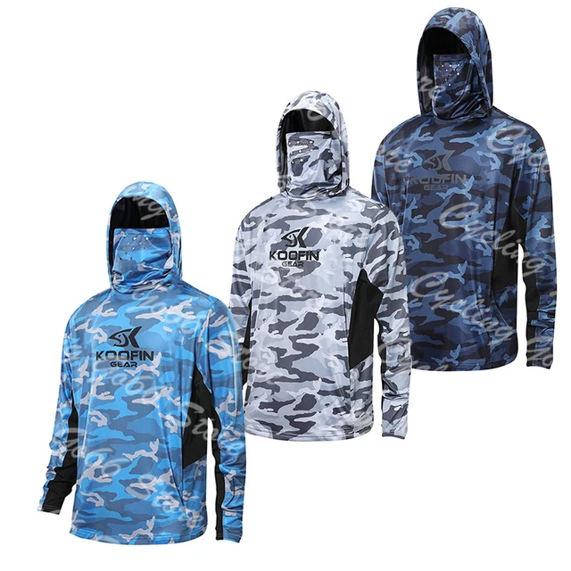 KOOFIN Gear Performance Fishing Hoodie with Face Mask
