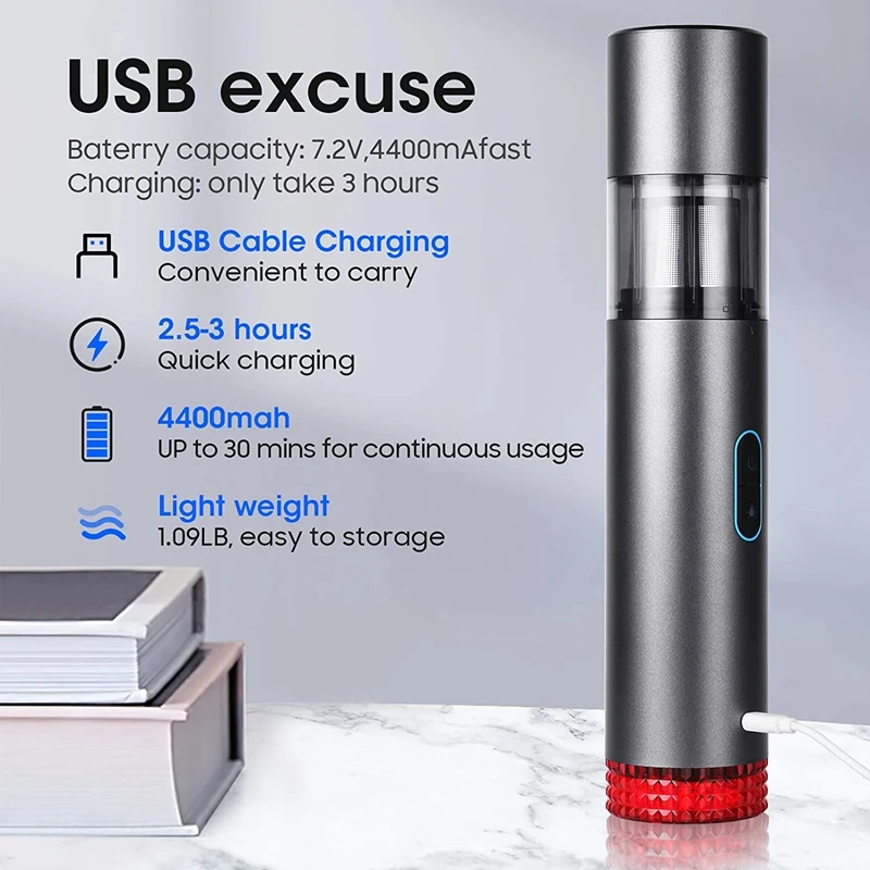 차량용 휴대용 무선 진공 청소기, 가정용 USB 진공 청소기, 가정용 사무실 키보드 먼지