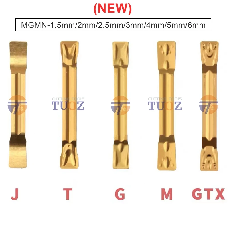 

MGMN 1.5mm 2mm 2.5mm 3mm 4mm 5mm 6mm Carbide Grooving Inserts MGMN300 -JM -T -G -M -GTX CNC Slotted Blade Lathe Cutter Tool