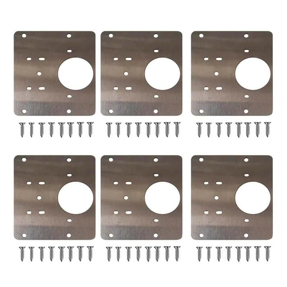 Hinge Repair Plates 10Pc Stainles Steel Kitchen Cupboard Door Hinge Repair Plate Wardrobe Window Door Hinge Repairing Fixing Tool Furniture Hardware