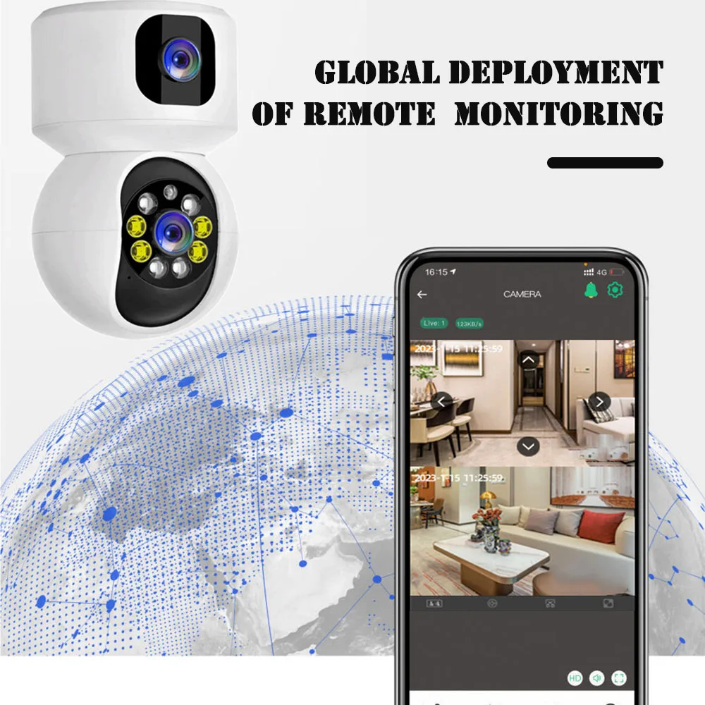 360° Rotating Smart Camera Two-way Voice Intercom Camera For Home Bedroom 5 360° Rotating Smart Camera Two-way Voice Intercom Camera For Home Bedroom 5