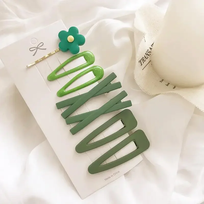 Sweet Candy Color Hair Clips Cute Ladies Hair Accessories Korean Style Hairpin For Girl Kids Gifts 4