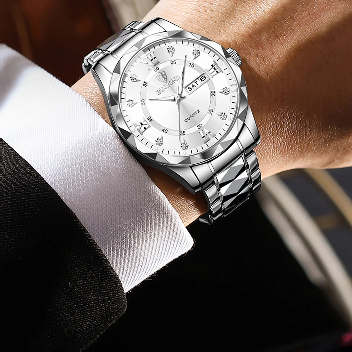 Business Watch Men Warterproof Sports Mens Watch Top Brand Luxury Clock Male Quartz Wristwatch