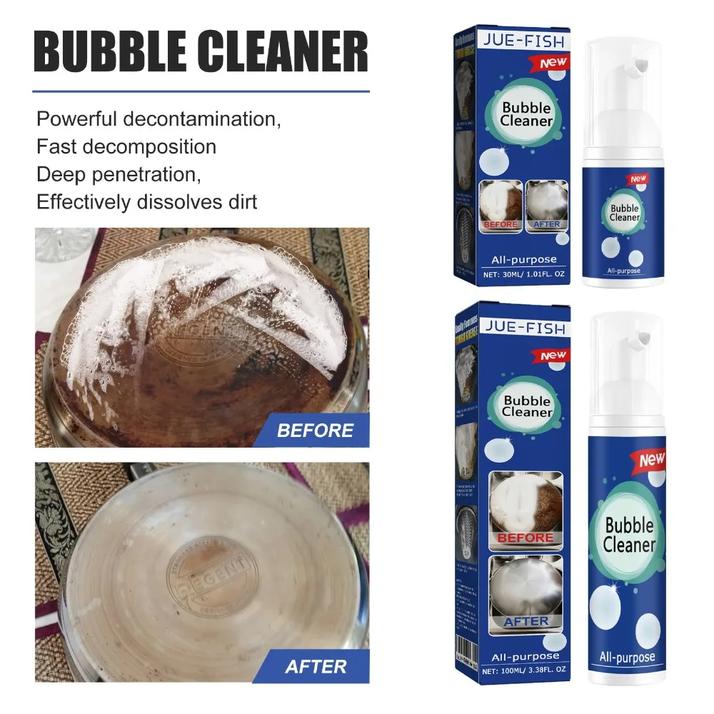 High Quality Waterless Foam Cleaning Agent Kitchen Cleaning Tools Multi-purpose Oil Stain Clean Bubble Cleaner Foam Home Living