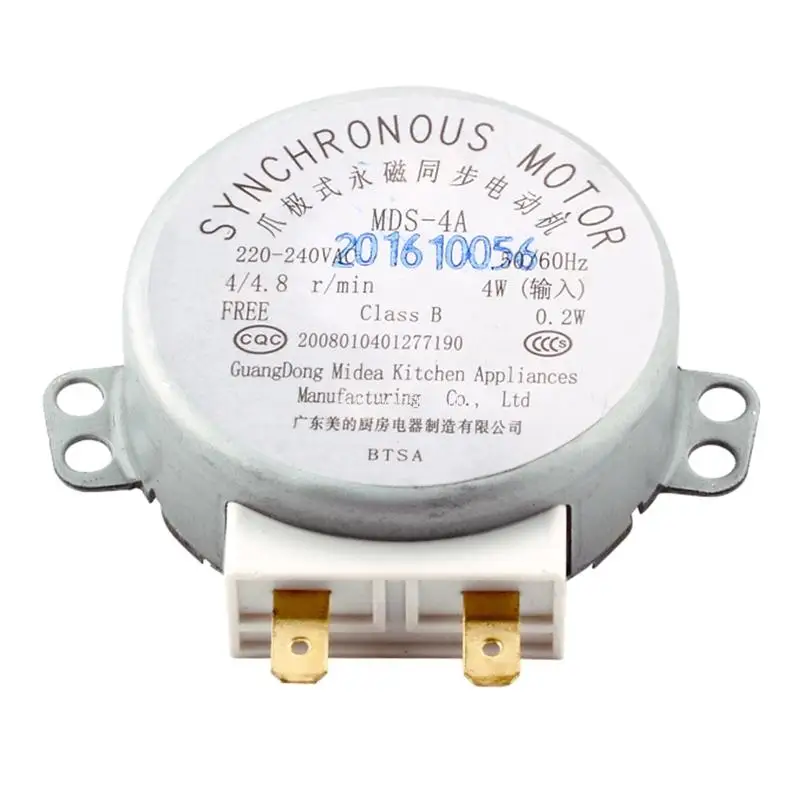 Microwave Oven Spare Parts 220-240V 4W 50/60Hz For Midea MDS-4A Microwave Oven Turntable Motor Tray Motors