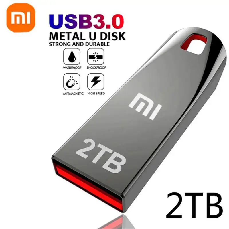 

Xiaomi 2TB Metal Usb 3.0 Flash Drives High Speed Pendrive 1TB 512GB Usb Drive Portable SSD Memoria Usb Flash Disk TYPE-C Adapter