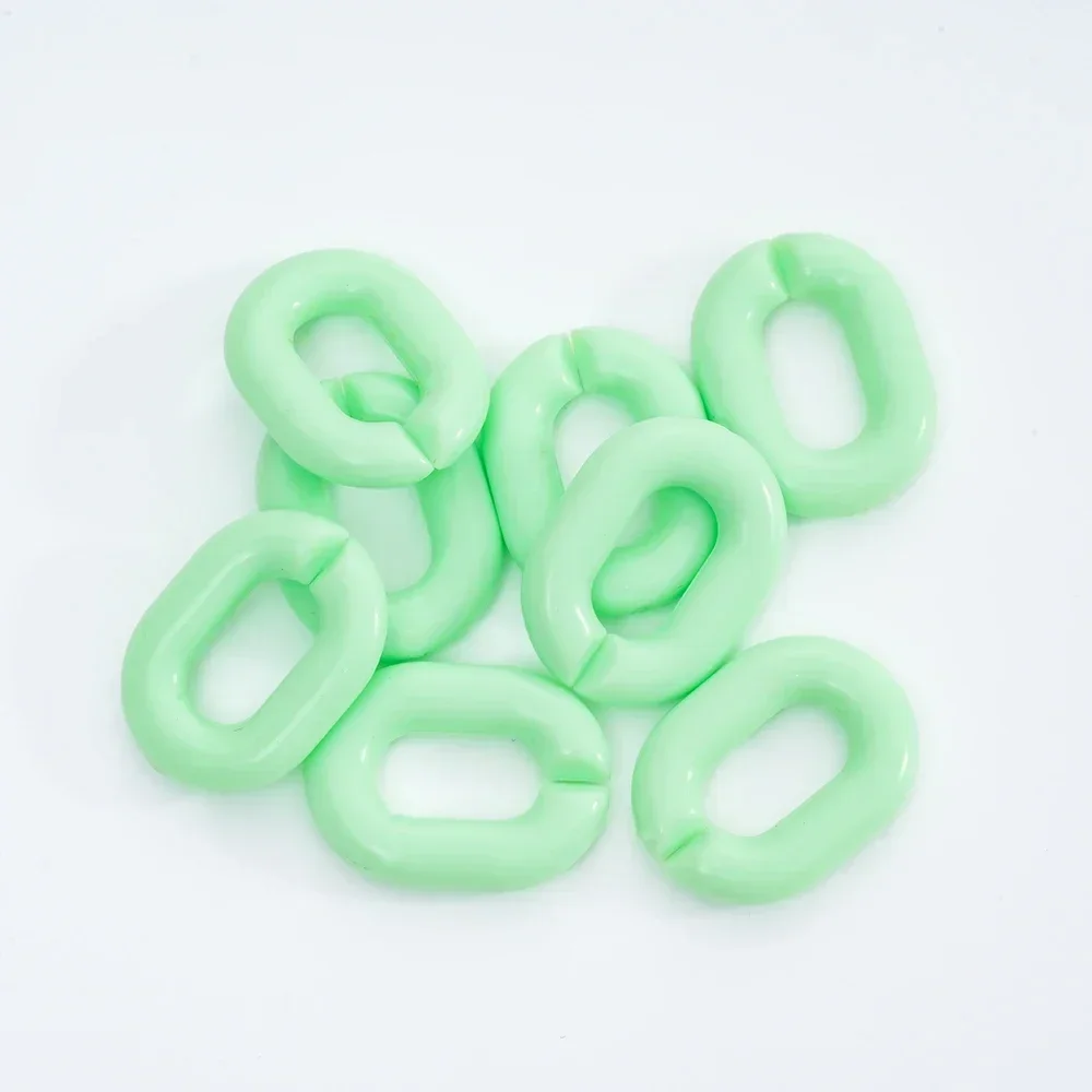 Elliptical Link Chain Buckle Beads For Necklace Phone Chain DIY Jewelry Accessories Connector Clasps