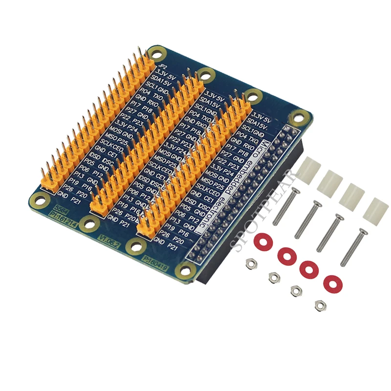 Scheda Io Raspberry Pi Scheda Di Espansione Interfaccia Gpio Pile Pi-Gpio Fino A 3 Cappelli Contemporaneamente