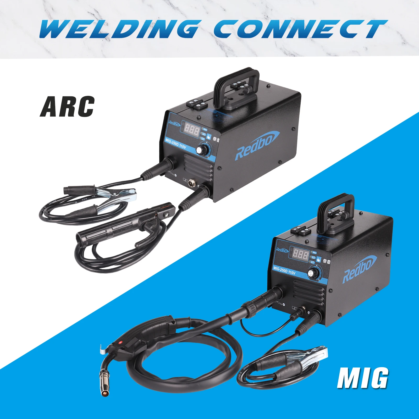 110V DC Inverter Gasless MIG 3 In 1 LIFT TIG Stick Welder Machines Flux And MMA NBC 250 IGBT MIG Inverter Welding Machine 2024 4