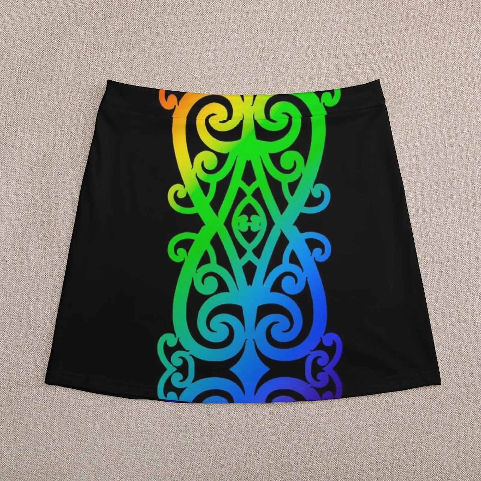 Rainbow Colorful Māori Koru - Denotes 