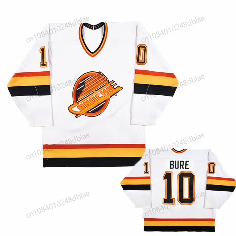 Vintage 1991-92 Vancouver 10 Pavel Bure Embroidery Hockey Jersey Youth Kids Adult Any Size And name Jersey 99