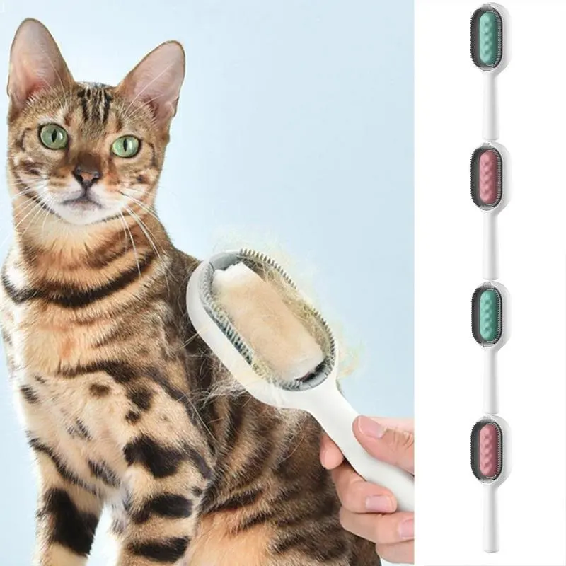 

Pet Comb 4 In 1 Dog Matted Hair Remover Dog And Cat Hair Removal Floating Hair Cleaning Beauty Skin Care Pet Dog Cleaning Brush